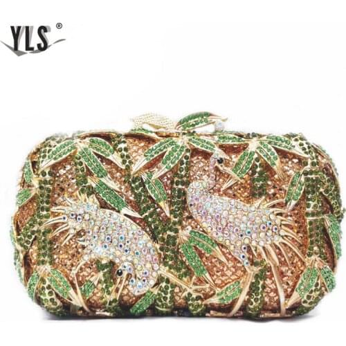 Rhinestone Minaudieres Evening Bag Newest Rhinestone Elegant Crystal Evening Bag Clutch Wedding Clutch Bag Party Dinner YLS-A17