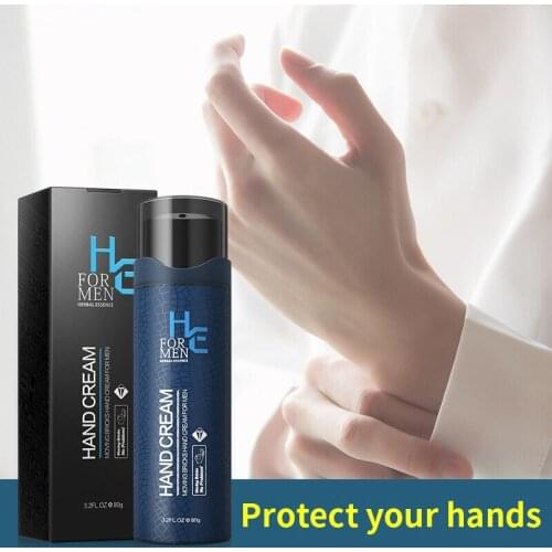 Hearn (H&E) mens Moisturizing Hand Cream 80g crack resistant repair moisturizing whitening