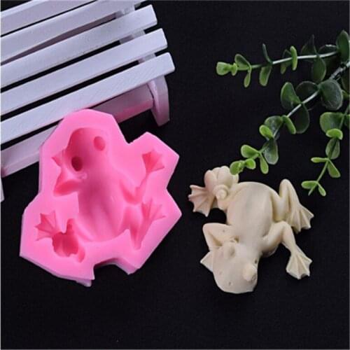 Cute Frog Cake Mold Silicone Baking Tools Pudding Dessert Mold Chocolate Soap Mold Cake Dessert Decorating Appliance