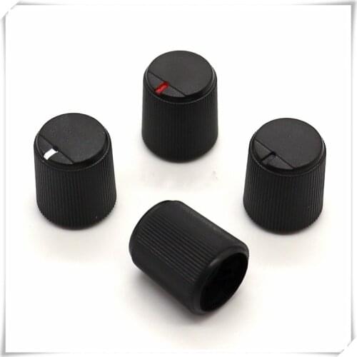 10 Pieces Plastic Flower Shaft Knob Diameter 15mm Height 17.5mm Potentiometer Encoder Knob Gear Shaped Inner Hole 6mm