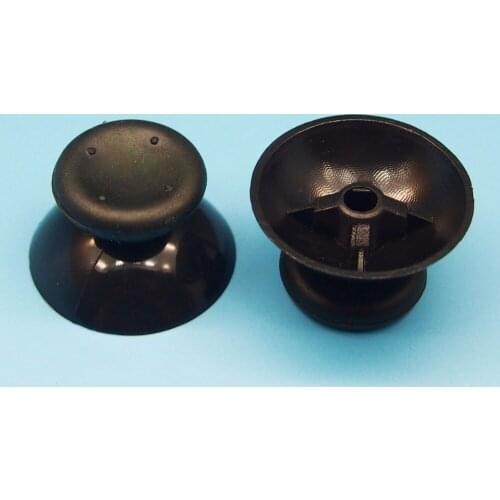 500pcs Black Analog Joystick Thumb stick Cap Thumb Grip Stick Cap Mushroom Rubber Cap Part New For Xbox 360 Controller