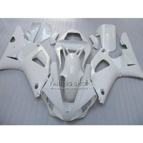 Clean white custom fairing for YAMAHA YZF1000 YZFR1 2000 2001 ABS plastic fairing YZFR1 00 01 bodywork aftermarket+7gifts