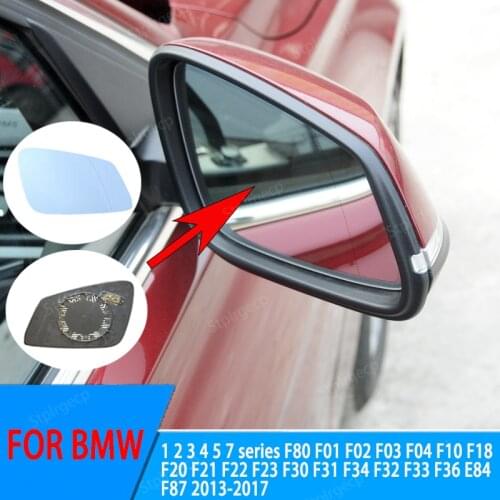 Side Rearview Heated Mirror Glass For BMW 1 2 3 4 5 7 series F20 F21 F22 F87 F32 F33 F36 F30 F31 F34 F23 F45 F46 i3 F48 2013-17