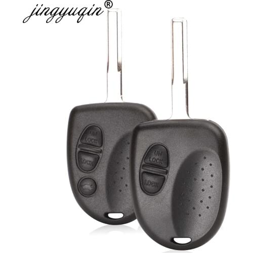 Jingyuqin 2/3 Button Key Shell Fit for Holden VS VT VX VY VZ WH WK Commodore Chevrolet Uncut Blade Fob Car Key Case Replacement