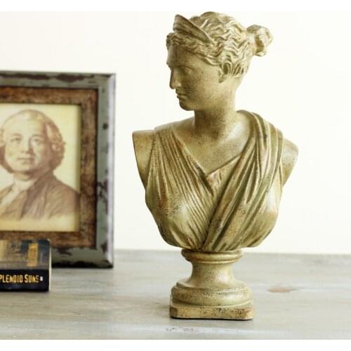 European and USA country Home Furnishing decor Antique retro resin decoration of ancient Rome figure statue statue