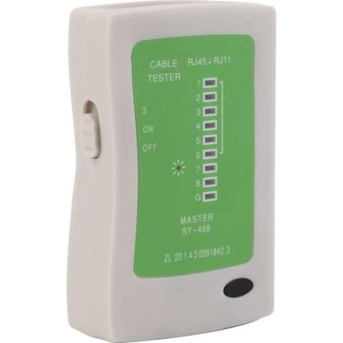 Professional Network Cable Tester RJ45 RJ11 RJ12 CAT5 UTP LAN Cable Tester Detector Remote Test Tools Networking