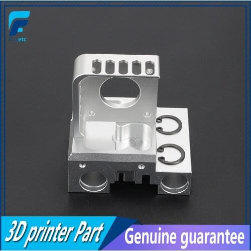 Aluminum Alloy X Shaft Carriage Kit Silver Nema 17 Motor Mount +X Slider+ Belt Clip For Prusa I3 MK2 E3d Titan Aero Extruder