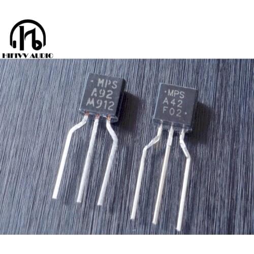 ON new original MPS A42 A92 MPSA42/MPSA92 IC Triode of hifi audio amplifier preamplifier a lot of A42 + A92