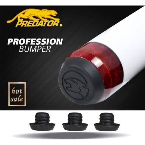 Original PREDATOR Rubber Bumper Billiards Pool Cue Bottom Protector Professional Durable Bumper Billiards Accessories