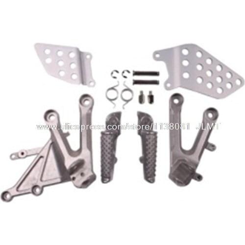 Motorcycle Front Silver / Black Foot Rest CBR1000RR 2004 - 2007 for HONDA CBR1000RR Foot Pegs