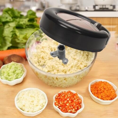 Manual Meat Grinder , Sliced Food Processor , Kitchen Gadget Mixer Mini Processor Garlic
