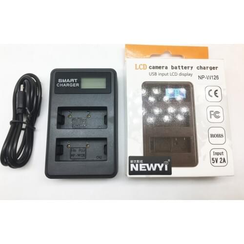 NP-W126 NP W126 NP-W126 LCD USB Charger for Fuji FinePix HS30EXR HS33EXR HS50EXR X-A1 X-E1 X-E2 X-M1 X-Pro1 Camera