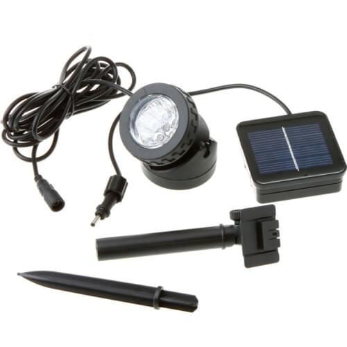 Waterproof Solar Spotlights Underwater Solar Spotlights 6LED Projection Lights Landscape Decorative Lights