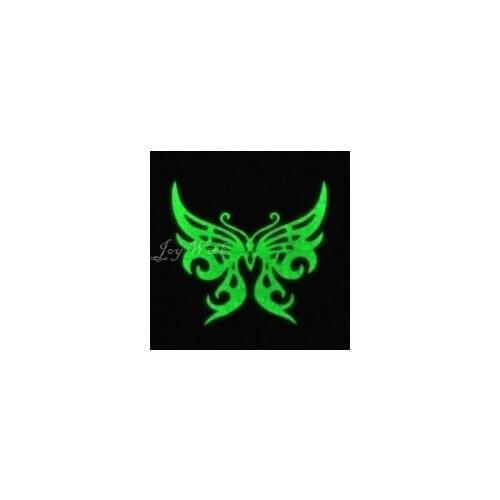Waterproof Temporary Tattoo Sticker glow glitter bunny anchor halloween butterfly tatto Luminous fake tatoo flash tattoos