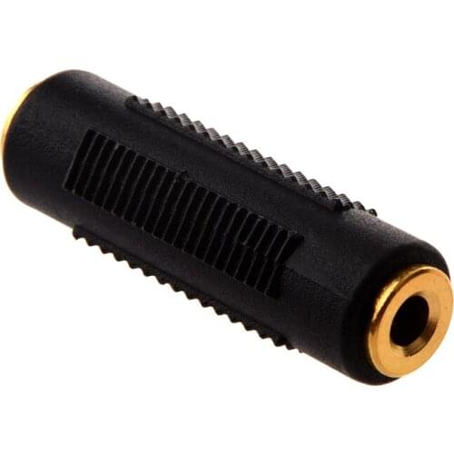 WSFS Hot Gold Plated 3.5 mm Stereo Coupler Female to Female Jack