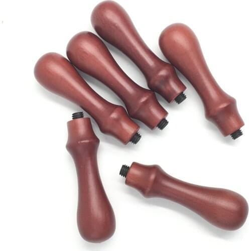 WYSE 2pcs/lot Rosewood Handle Sealing Wax stamp tools Wood Seal stamping handles for Wedding Post Gift Vintage craft card Decor