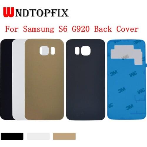 For Samsung Galaxy S6 Edge G925F Back Glass Battery Cover Housing For Samsung S6 G920F S6 Edge Plus G928F Back Battery Cover