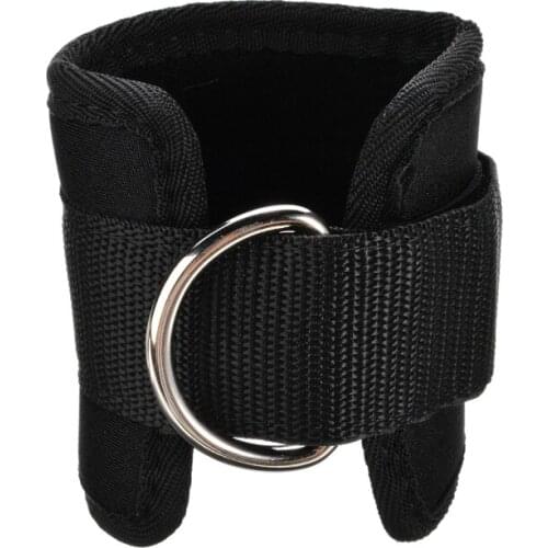 1Pc D-Ring Ankle Strap Foot Support Protector Gym Resistance Band Leg Ankle Guard Strap Buckle Sports Feet Weight Lifting Guard