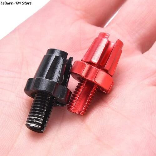 1pcs Bicycle Screw Fixing Nuts Steering Bike Braking Cable Accessories aluminium alloy 2.6cm x 0.7cm