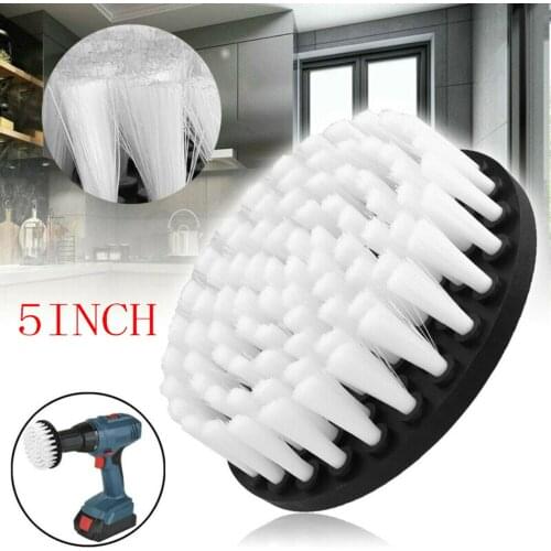 1pc Car Wheel Furniture Cleaning Drill Brush Detailing Tire Washing Soft Bristle Auto Clean Accessories For BMW Golf Passat