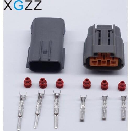 5sets3 Pin DL 090 Female Sumitomo Waterproof Cable Connector For Nissan Mazda RX8 Ignition Coil 6195-0009