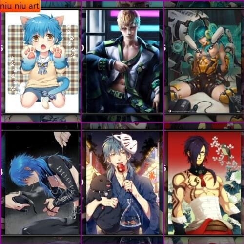 Diamond Draws The Sea for A Long Time! ! !! Akaashi Keiji X Me and Kotaro Anime Diamond Mosaic Cross Stitch Kits Home Decor