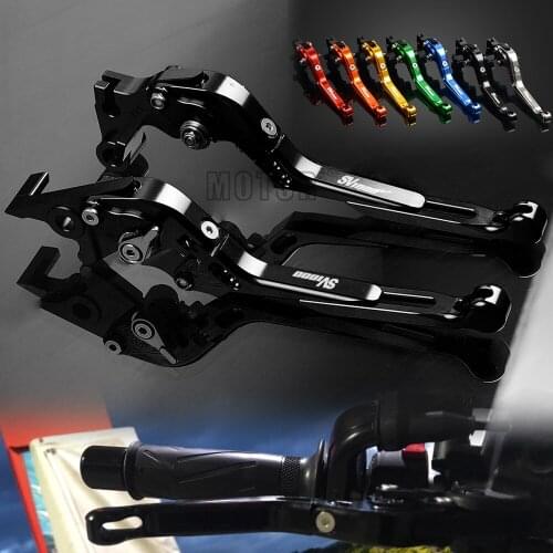CNC Aluminum Motorcycle Brake Clutch Levers For Suzuki SV1000/SV1000S 2003-2007 Adjustable Folding Extendable SV 1000S 1000 S
