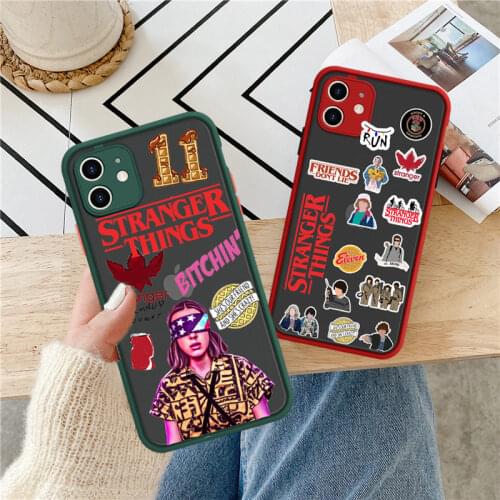 Stranger Things Case Bumper Case for IPhone 11 12 Pro MAX SE20206 6 7 8 Plus X Cover for IPhone XR XS Transparet TPU shell Coque