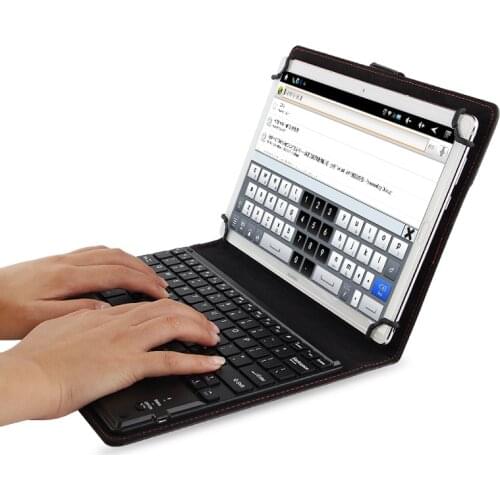 Wireless Bluetooth keyboard Case For Samsung Galaxy Note 10.1 inch N8000 N8010 tablet PU Leather Stand funda cover + Pen