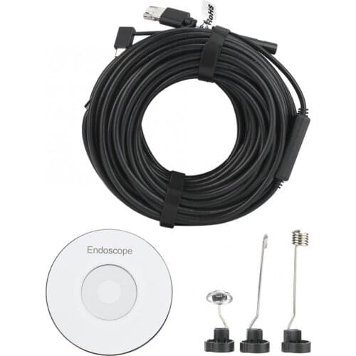 Endoscope Camera USB-20M-8.5HD 3 in 1 Industrial 6 LED Light Waterproof Endoscope Camera Auto Repair Tool cameras