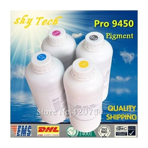 1L*4 Quality Pigment Ink For Epson T6128 T6122 series cartridges , Water proof Ink For Epson stylus pro 9450