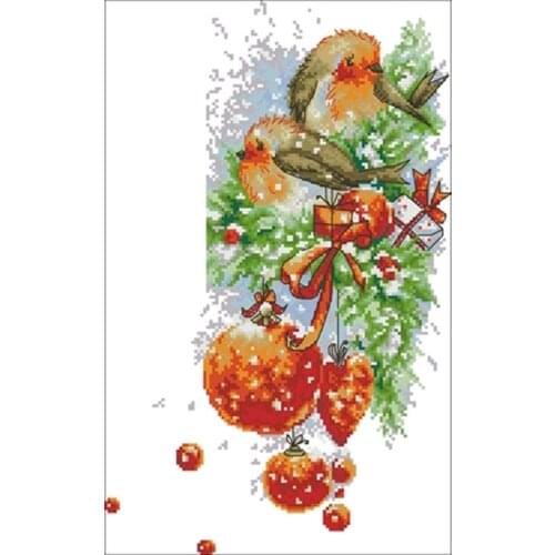 Bird and lantern patterns Counted Cross Stitch 11CT 14CT 18CT DIY Cross Stitch Kits Embroidery Needlework Sets home decor