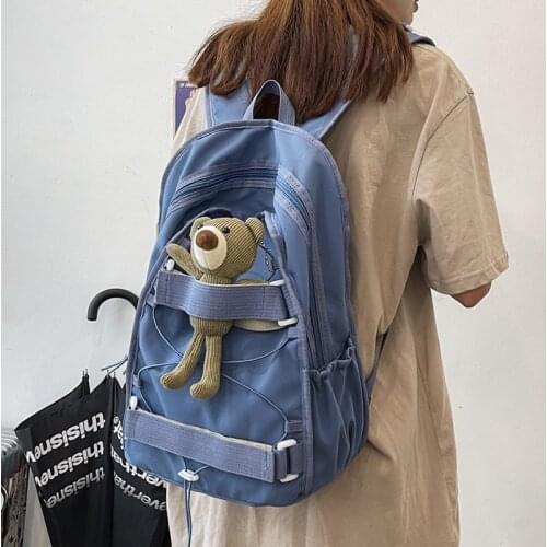 Trendy High-value Backpack Women Men Couple Large-capacity School Bags for Teenagers Harajuku Female College Travel Backpacks