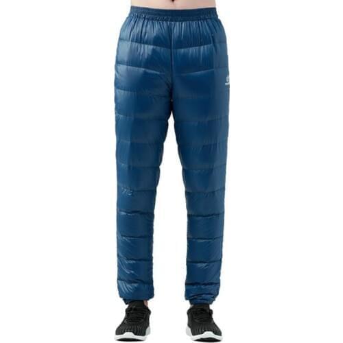 Winter lightweight Down Pants Men 80% Down inside Warm Waterproof Windproof Outdoor Sport Camping Hiking Ski Trousers Male