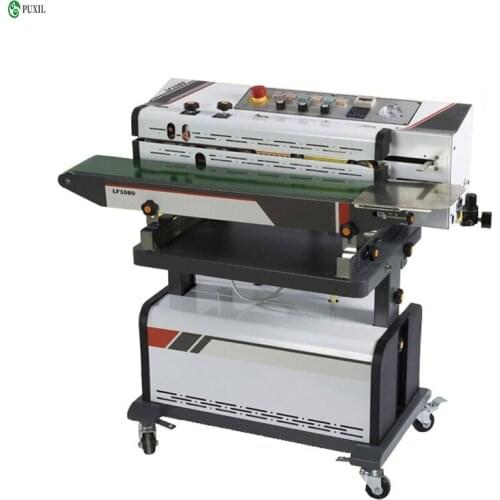 Continuous Suction Vacuum Sealer 220V 50Hz Suction Vacuum Sealing Machine Food Packing Machine LF1080A