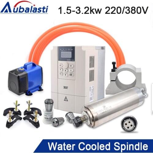 Spindle CNC Router Spindle Motor 220V 380V Machine Tool Spindle ER11 ER20 Inverter For CNC Milling Router Machines