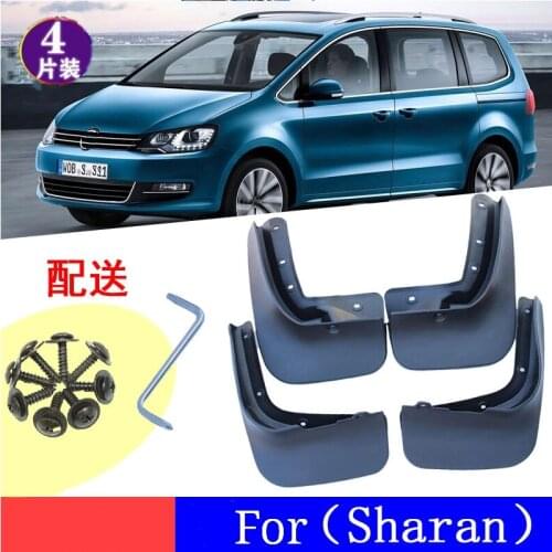 Car Mudguard For Volkswagen Sharan 2010-2018 High Quality Mudguard Anti-splash Mudguard Body Protection Car Accessories