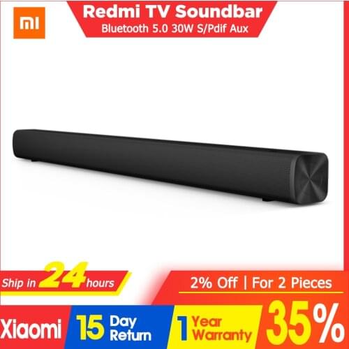 Xiaomi Redmi TV Sound-Bar 30W Dual Speakers Audio Music Playback Bluetooth5.0 S/PDIF AUX Wired Wireless Home PC Surround Stereo