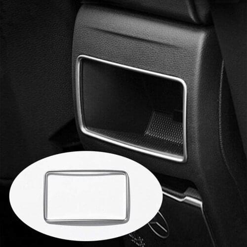 ABS Chrome Rear Air Outlet Frame Cover Trim Car Styling Accessories for Mercedes Benz GLA CLA A B Class 2014-2017