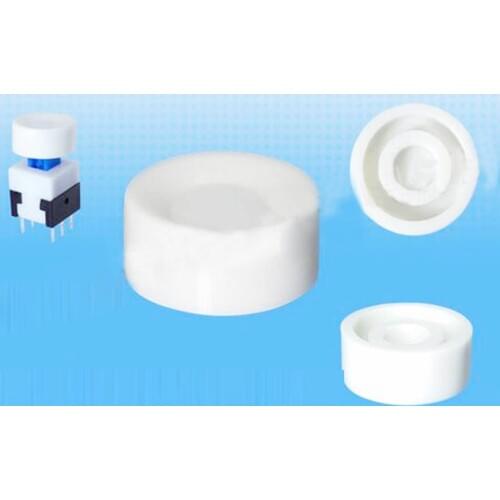 200pcs 10*4.5mm self locking switch cap round button cap for height 5.8/7/8/8.5mm self locking switches