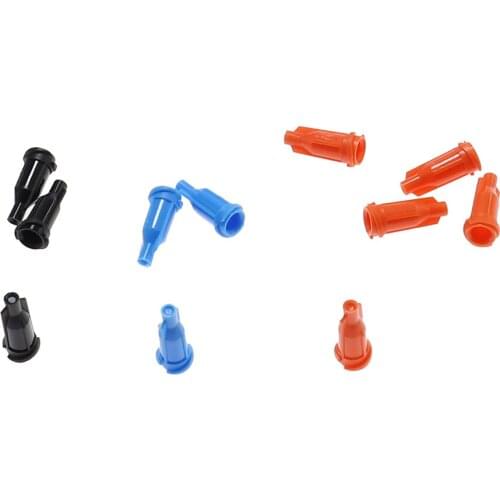 50pcs Luer Lock Plug Screw Precision Tips Liquid Dispenser Syringe Needle