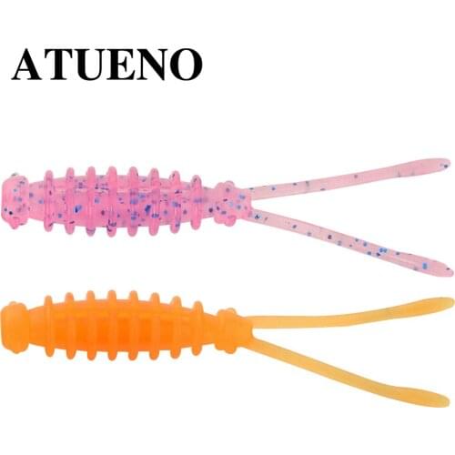 BOTE TPR A Jing Soft Bait 20pcs Rockfish Ocean Rock Lure 48mm 0.44g Fishing Lure Swimbait