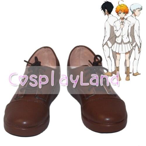 The Promised Neverland Norman Isabella Ray Cosplay Boots Shoes Costume Customized Accessories Halloween Party Shoes