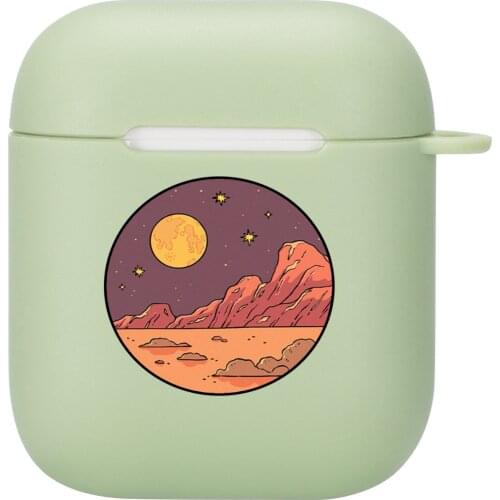 Case For AirPods 1 2 Soft Mountains and Rivers Earphone Case For AirPods Case Charging Box Cover For Airpods 3 Case Air Pods