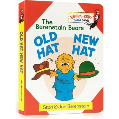 Old Hat New Hat Paperboard Book The Berenstain Bears Educational Toys for Children Montessori English Reading Book for Kids