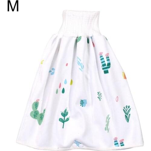 Children Diaper Skirt Shorts 2 In 1 Anti Bed-wetting Washable Cotton Bamboo Fiber Night Time Sleeping Potty Training 0~8T Skirt