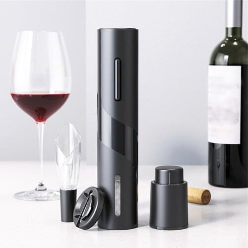 Electric Wine Opener USB Rechargeable Automatic Corkscrew USB Charging Creative Bottle Opener Home Kitchen Tool Can Opener