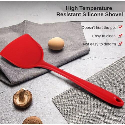 Red Silicone Spatula Cooking Utensils Kitchen Supplies Spatula