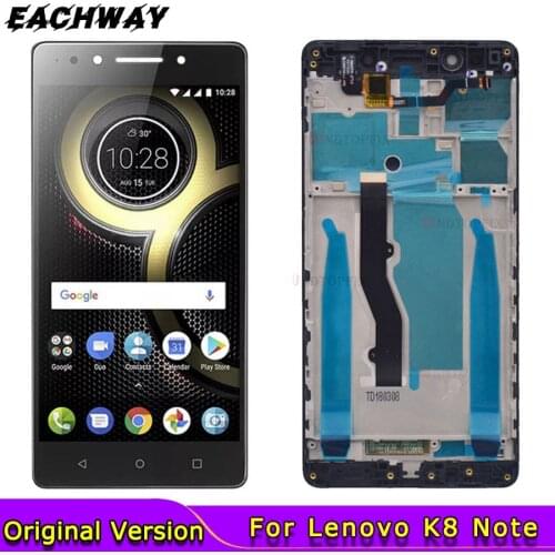 Lenovo K8 Note LCD Display Touch Screen Glass Panel Digitizer Assembly for 5.5" Lenovo K8 Note Replacement Repair Spare Parts