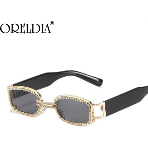 Fashion Rectangle Diamond Sunglasses 2021 Women Men Luxury Rhinestone Sun Glasses Female Brand Designer Eyeglasses UV400 Oculos